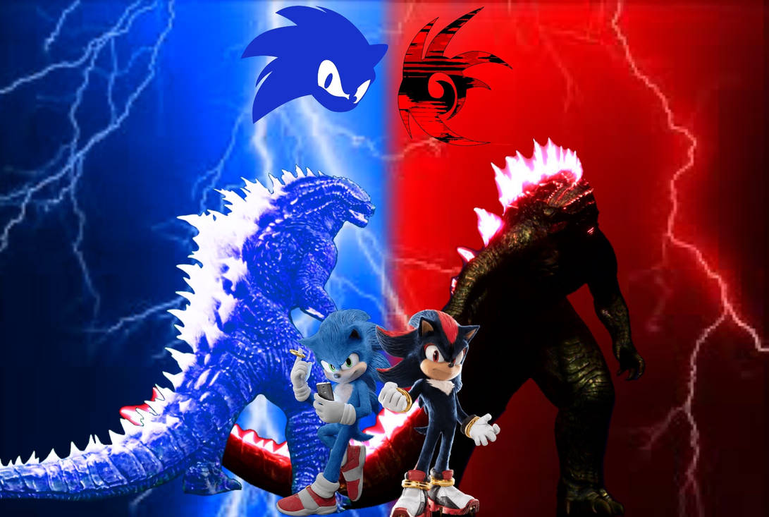If Sonic and Shadow had Godzilla Forms by TheCaptainGodzilla on DeviantArt