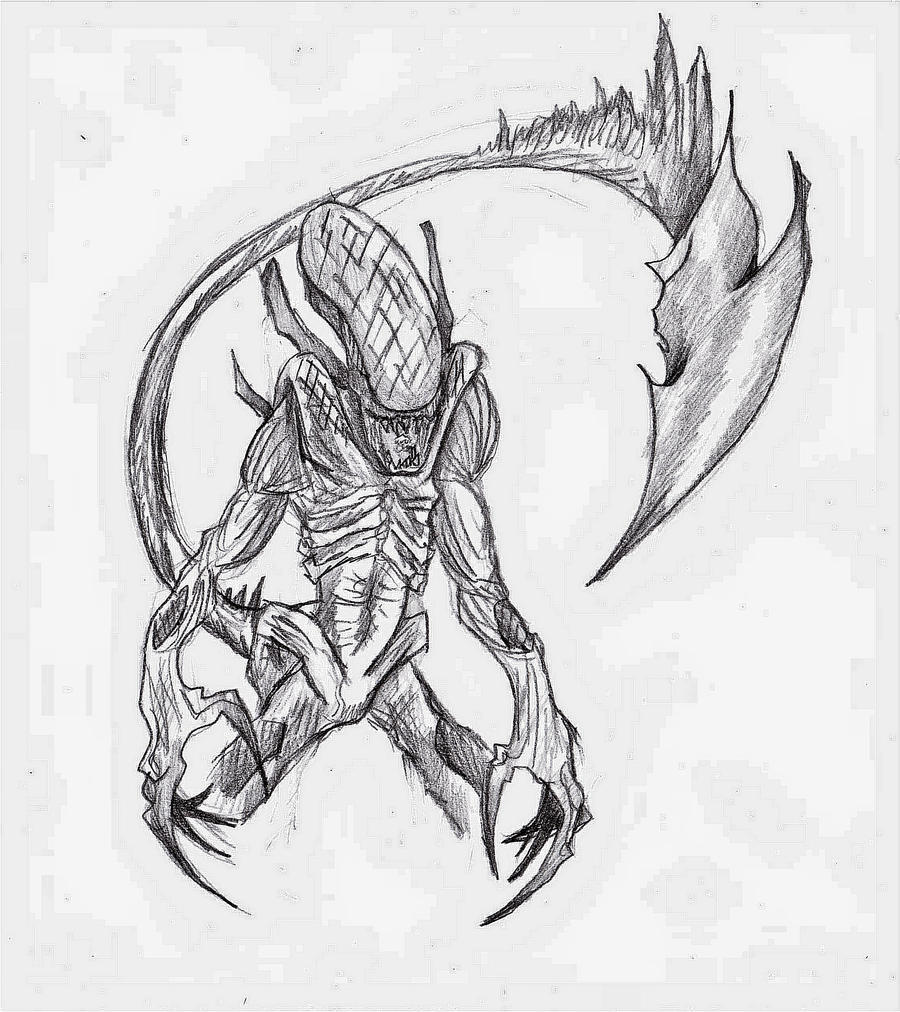 Grid Alien 'Xenomorph' by mexjackass on DeviantArt