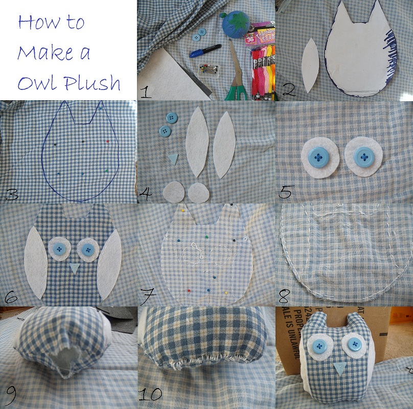 How to make a owl plush