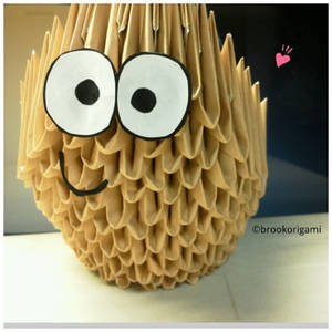 Pou 3D origami