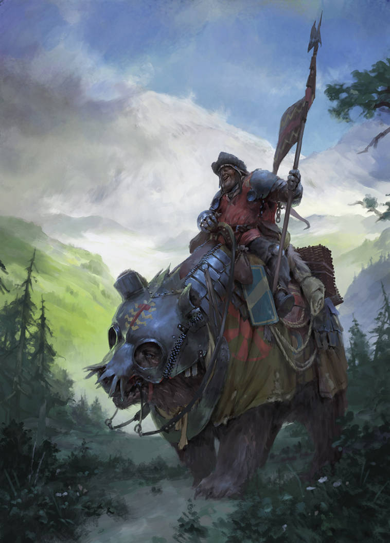 Bug Bear Rider Bear rider by dusint on DeviantArt