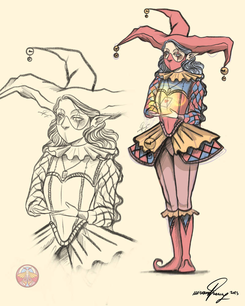 Jester sketch by MiriamFranco99 on DeviantArt