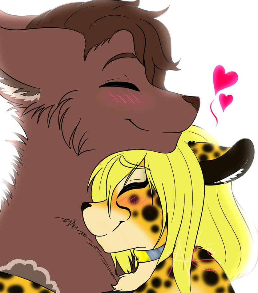 Hug Rebuffed Hug (redraw) by TashaLeolover on DeviantArt