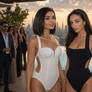 Swim Suit Contest at the Roof Top Party in Dubai