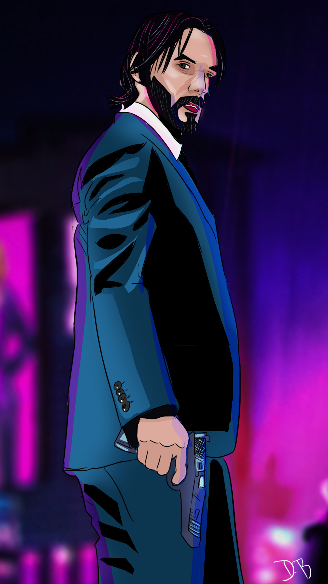 John Wick by dgbdraw on DeviantArt