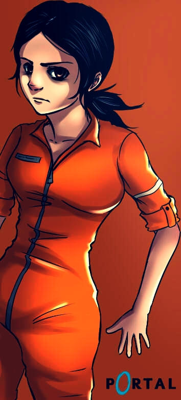 Chell by project-l on DeviantArt