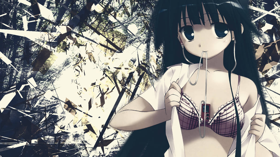 Anime Girl Wallpaper 1366x768 by Raykorn on DeviantArt