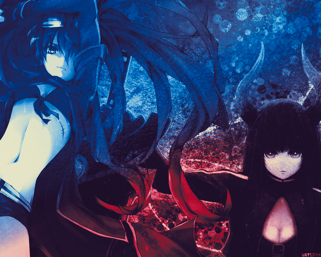 Black Rock Shooter - Black Gold Saw Wallpaper