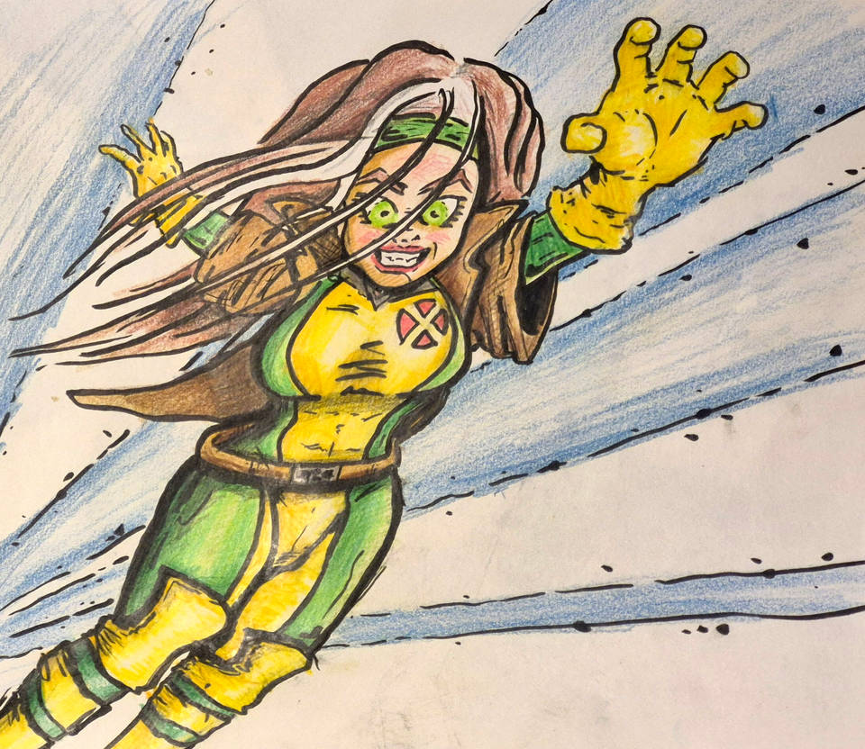Rogue Inks Deviantart Rogue Turned Useless 1/4 by FinalForms on DeviantArt