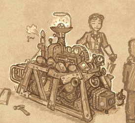Sketch - Chuubo's Marvelous Wish-Granting Engine