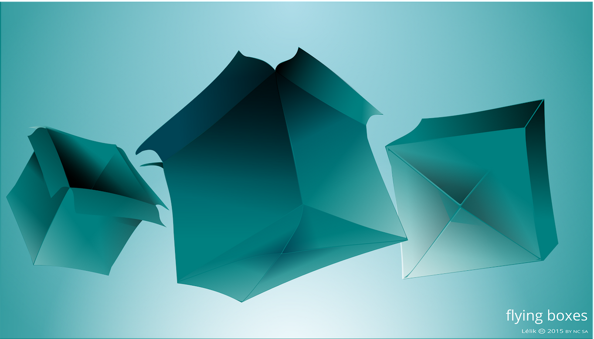 Flying Boxes by exercices-graphiques on DeviantArt