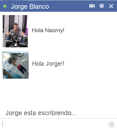 Chat falso de Jorge Blanco