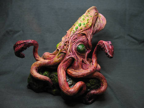 Mutant squid painted