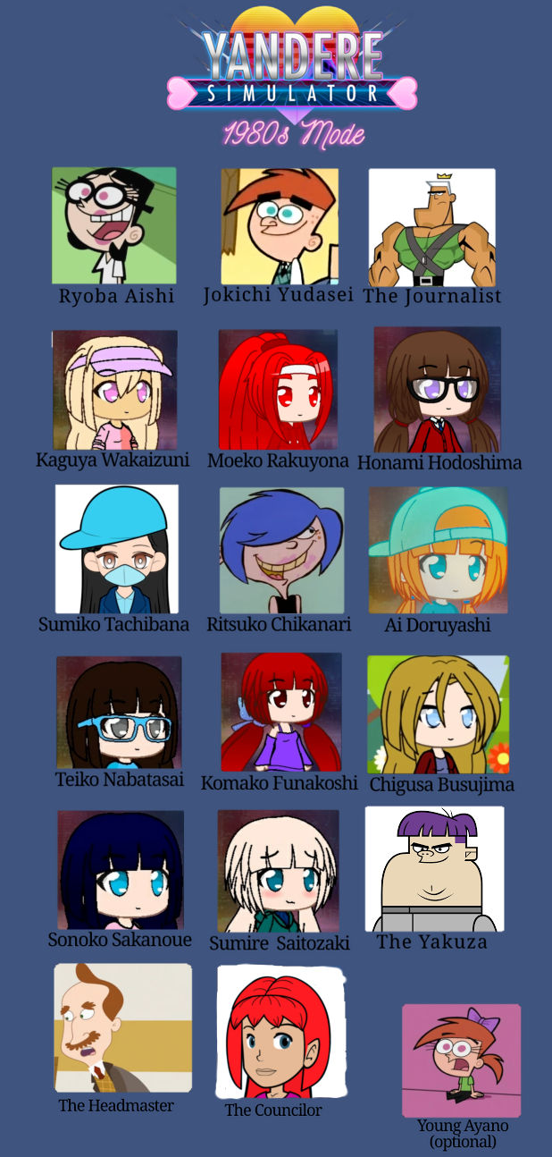 My Yandere Simulator 1980s Mode By Leeleethespgirl2010 On Deviantart My Yandere Simulator 1980s Mode By Leeleethespgirl2010 On Deviantart