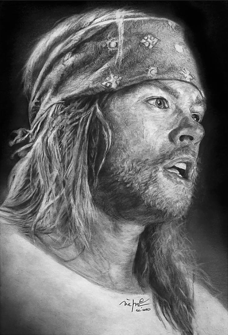 Axlhart Deviantart Axl rose by Meifar on DeviantArt