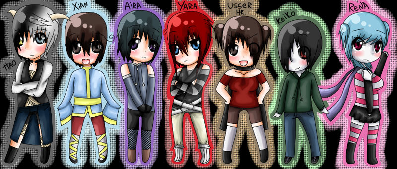 Chibi Computer Oc Oc's Chibi set by Akari-no-Yara on DeviantArt