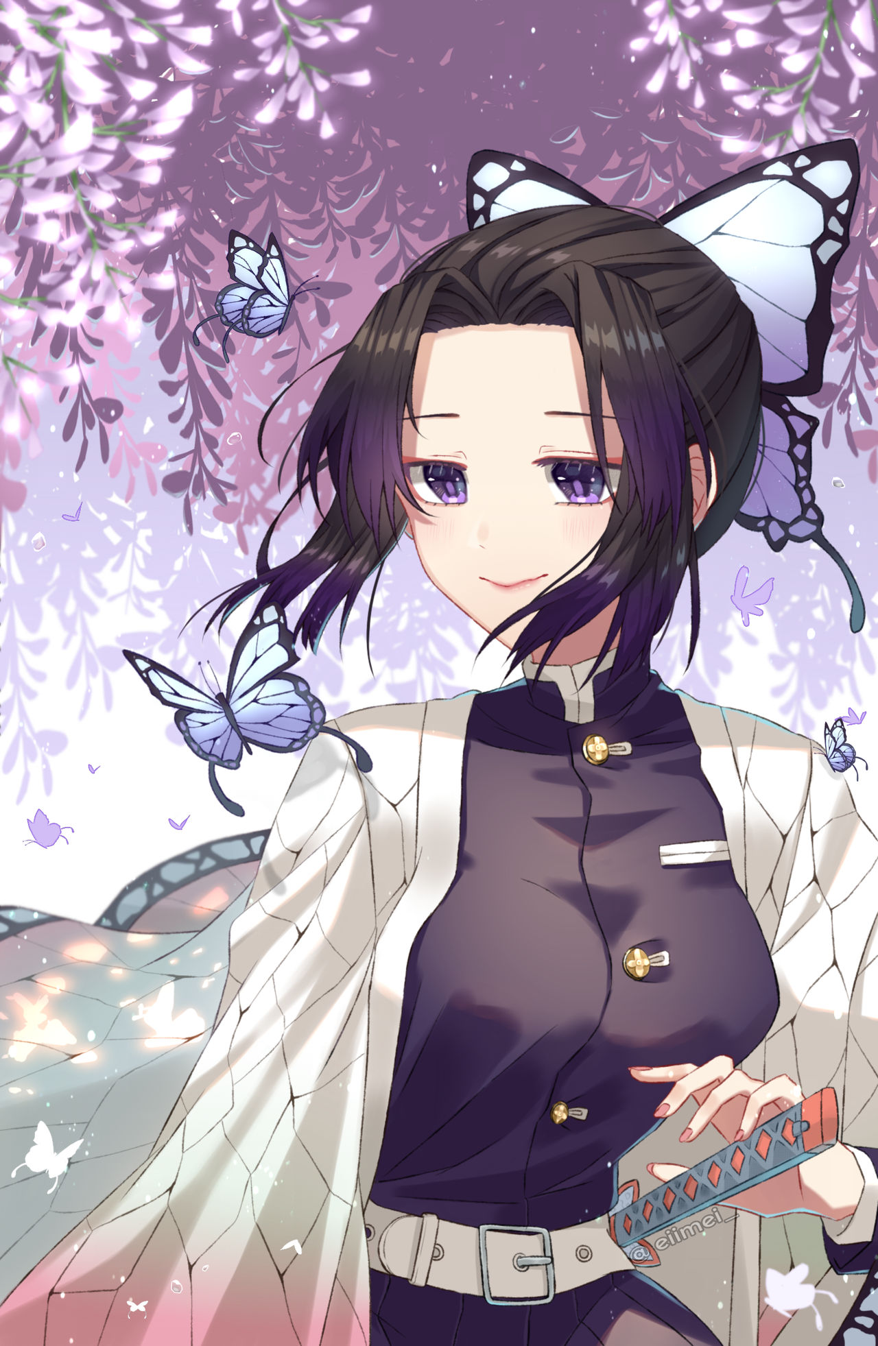 Demon Slayer Shinobu Kochou Fanart By Eiimeii On Deviantart Demon Slayer Shinobu Kochou Fanart By Eiimeii On Deviantart
