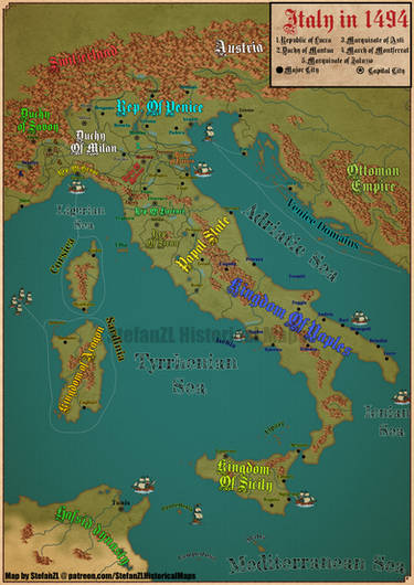 Italy 1494 A.D