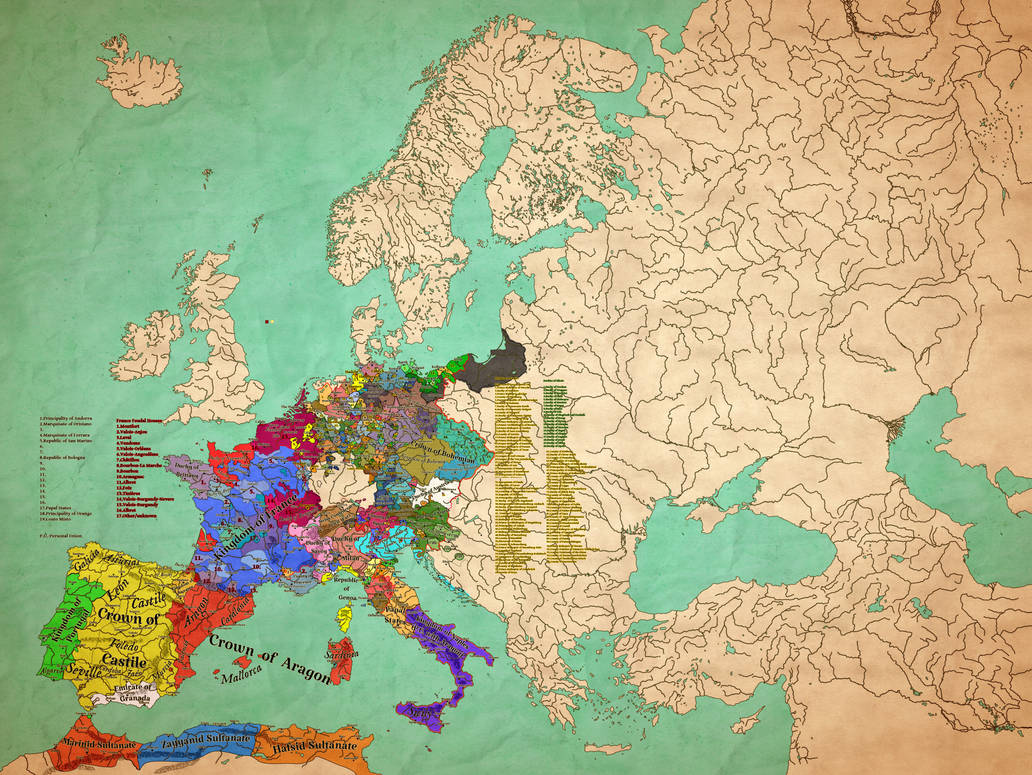 1455 Map WIP map of Europe and the Middle East in 1444 #5 by StefanZL on DeviantArt