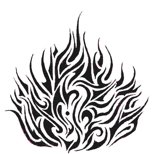 Fire tattoo design by Griffon2745 on DeviantArt