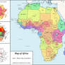 Alternate History Map - Modern Africa