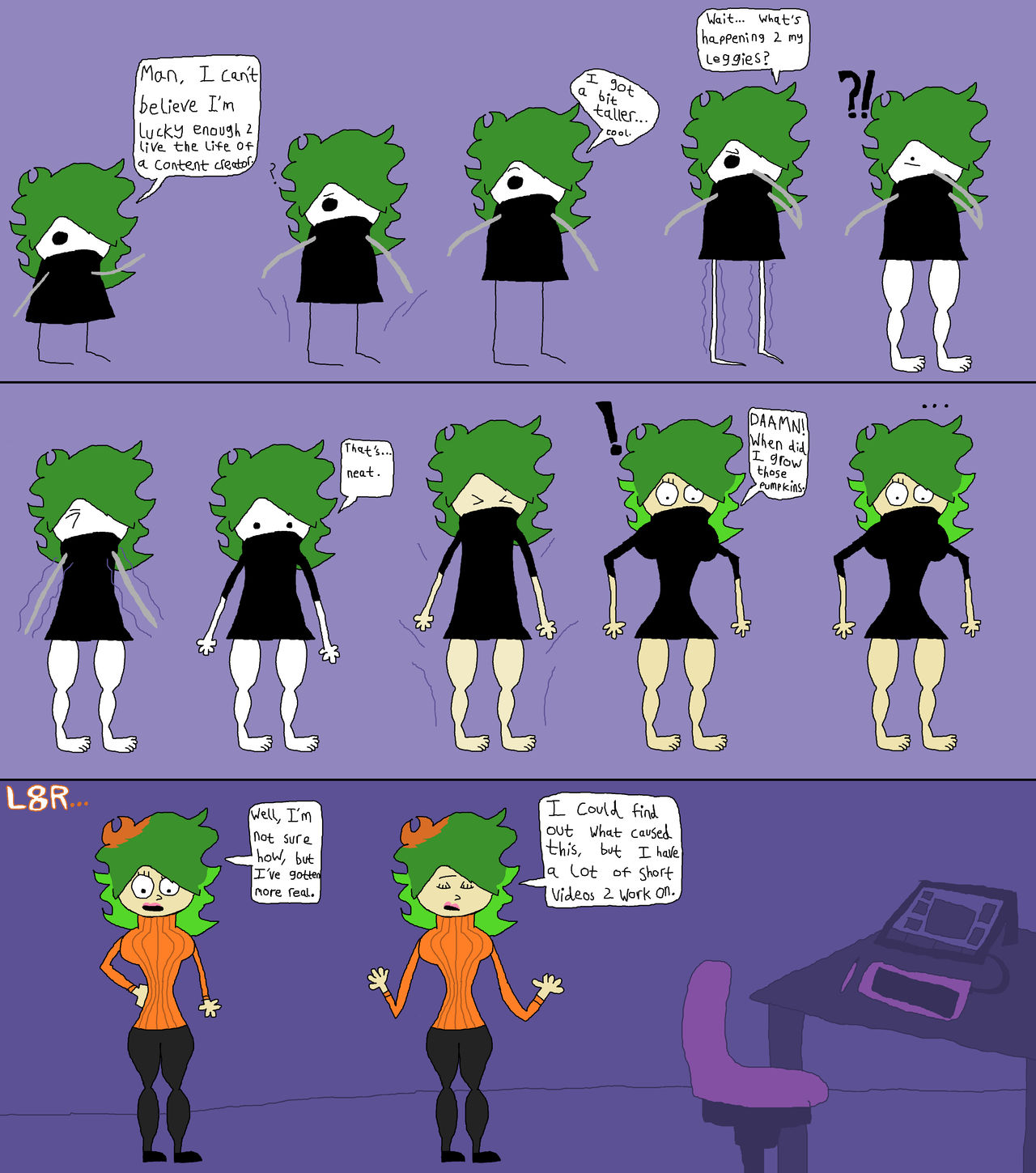 Getting Real for a sec (Smokeebee TG) by ZPAINTER on DeviantArt