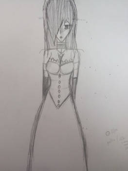 a gothic girl