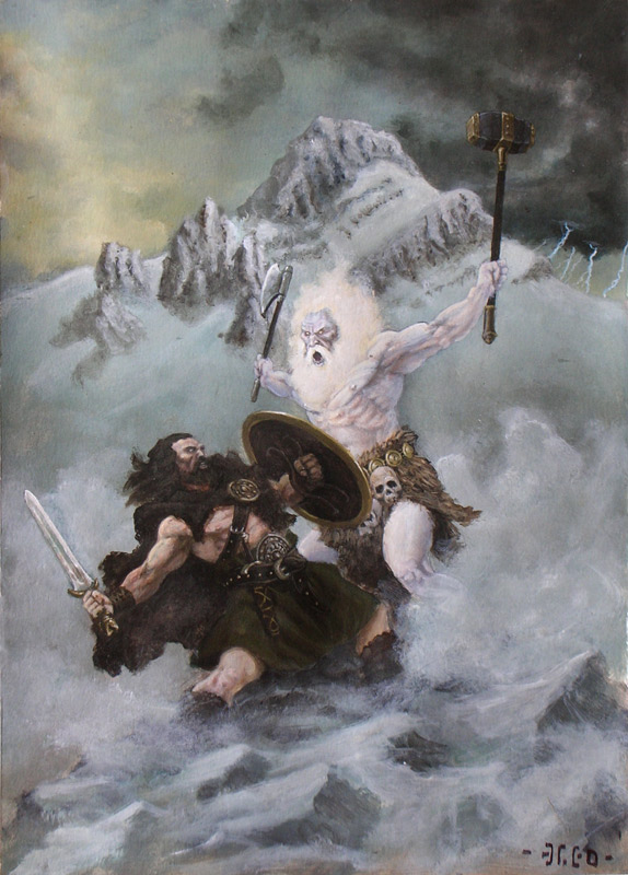 Crom VS Ymir by Nordheimer