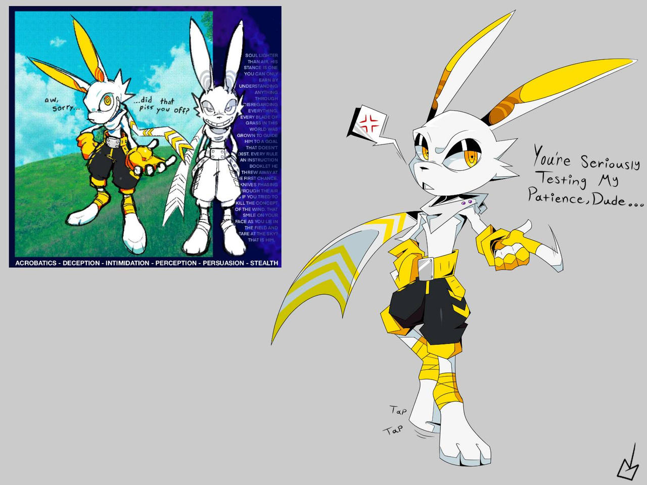Yellow Rabbit OC (Feat. Sludgetoons) by GVoltage07 on DeviantArt