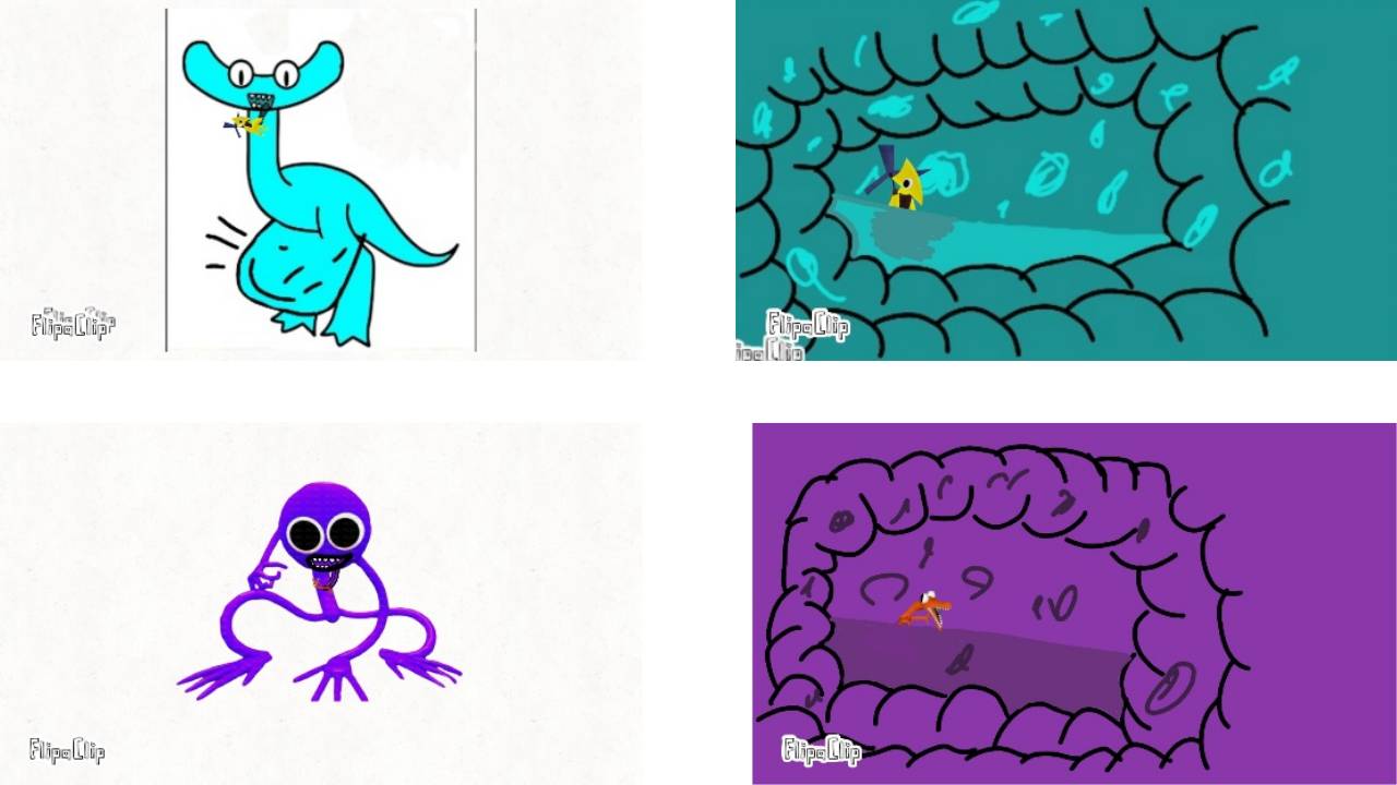 Rainbow friends yellow vore gif by lolll6665 on DeviantArt