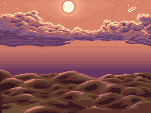 Pixeled Sky