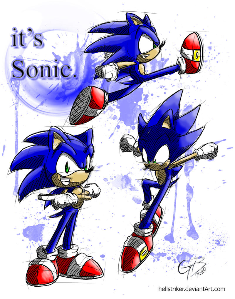 it's Sonic. by hellstriker on DeviantArt