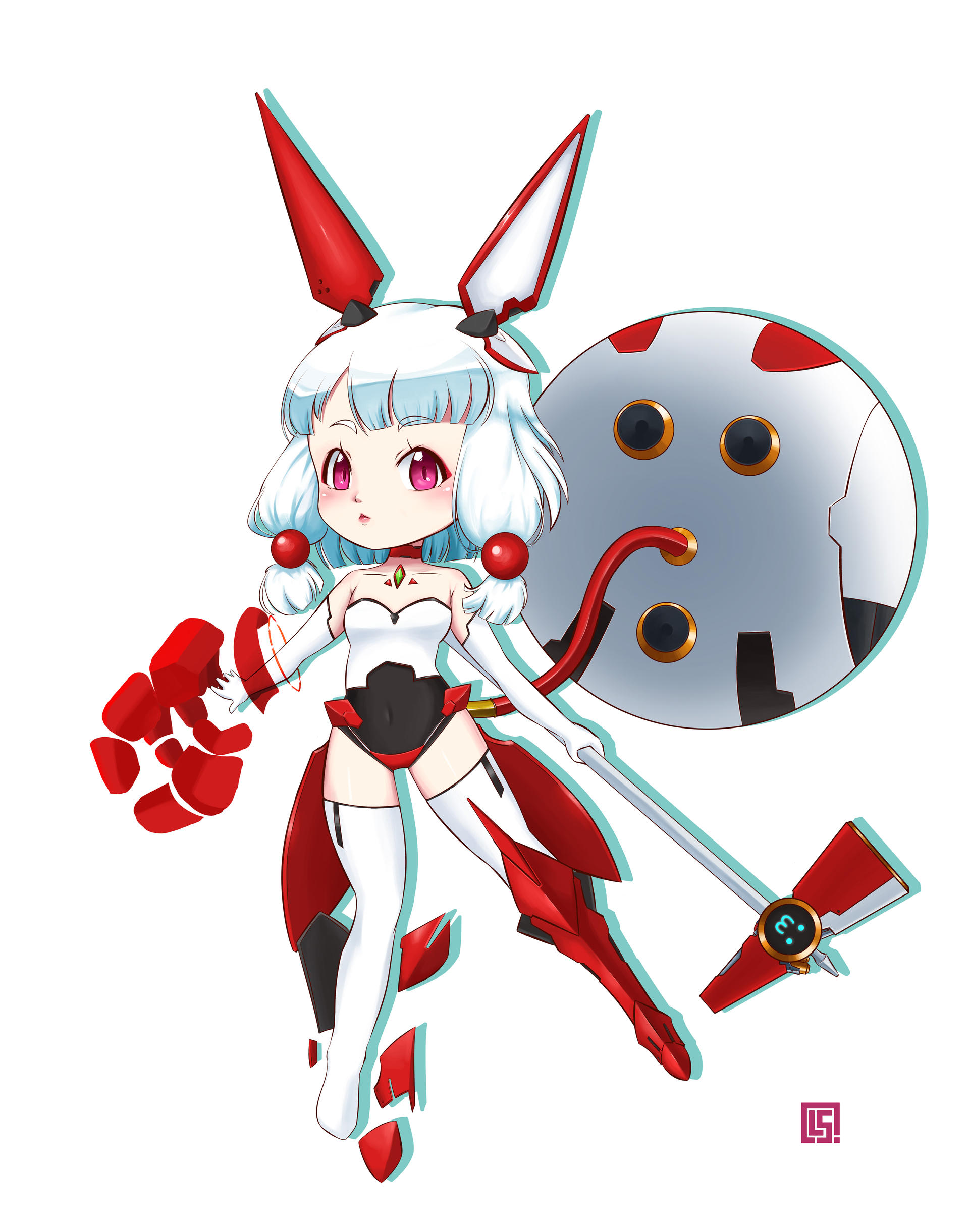 Mecha Girl_v4 by Labirynthes on DeviantArt