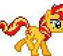 Sunset Shimmer galloping