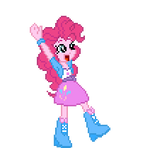 Equestria Girls - Pinkie Pie cartwheeling by Botchan-MLP