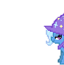 Trixie with flowers