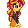 Equestria Girls - Sunset Shimmer walking