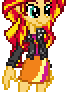 Equestria Girls - Sunset Shimmer idle