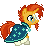 Sunburst (robed) trotting
