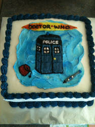 Doctor Who cake of awesome