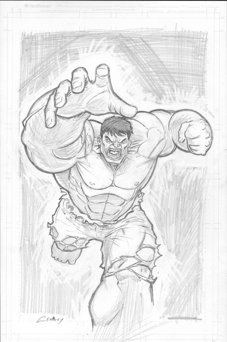 Hulk sketch by c-crain on DeviantArt