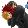 Render Roxas, Axel and Xion