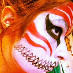 Ichigo from Bleach Facepaint