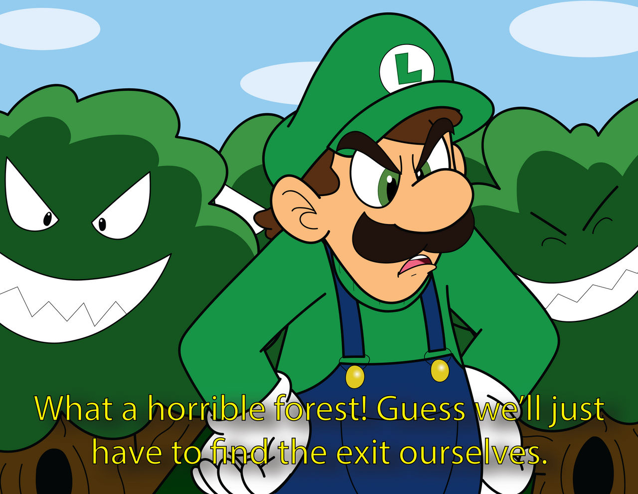 Grumpy Luigi Redraw