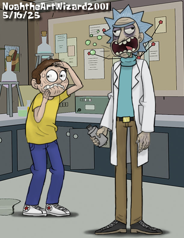 Wizard Rick To Live Is To Rick It All by NoahtheArtWizard2001 on DeviantArt