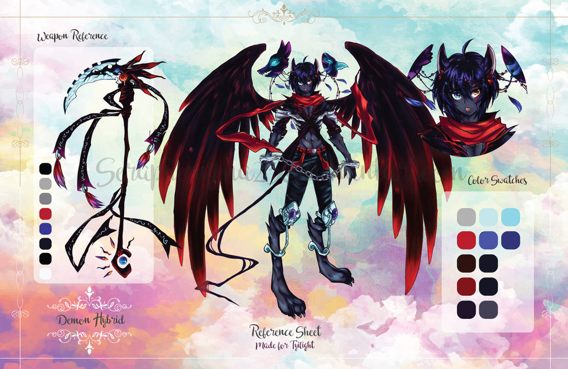 Commission: Demon Hybrid by SeraphEnigma23 on DeviantArt