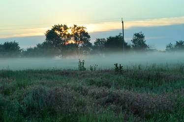 mist and a little bit of sun