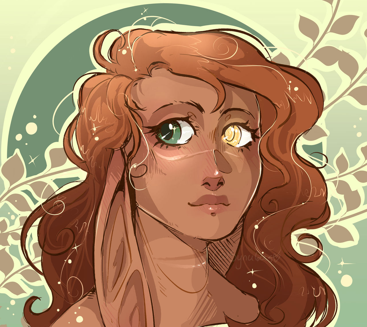 OC portrait experiment by Synubus on DeviantArt