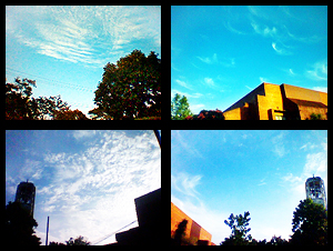 University Sky at 4.30 PM