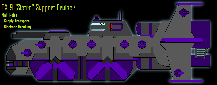 CX9 - *Sistro* Support Cruiser